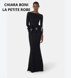 CHIARA BONI LA PETITE ROBE ペプラムマーメイドドレス