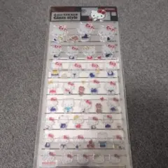 4サイズステッカー グラススタイル サンリオ ハローキティ