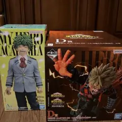 一番くじ 紡がれる想い A賞 緑谷出久 D賞 爆豪勝己