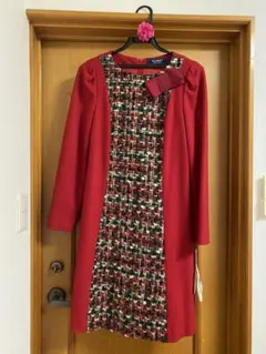 【新品未使用タグ付き】エムズグレイシー　ワンピース　赤