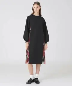 ブルーレーベルクレストブリッジ コンビジャージードレス / ワンピース 38