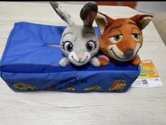 ズートピア2　ジオラマティッシュケース　ジュディ　ニック　ディズニー ズートピア