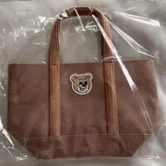 FEILER フェイラー オールドテディ ワッペントートバッグ ベージュL