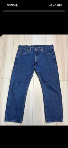 リーバイス505ストレートデニムジーンズインディゴ W38L29ゴールデンサイズ