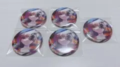 プロセカ グリッター缶バッジ 8A 小豆沢こはね