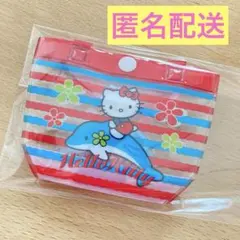 サンリオキャラクターズ プールバッグ風ミニポーチ ハローキティ ガチャ ガシャ