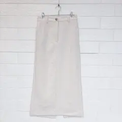 【新品・未使用】アンビー ENVYM ロングスカート アイボリー シンプル 無地