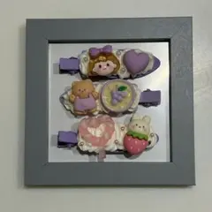 ヘアクリップ 3個セット⑥