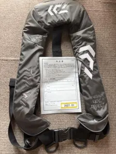 ●未使用♪ Daiwa(ダイワ) ライフジャケット フローティングベスト 大人用 Lサイズ DF-6303 ●602