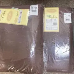 厚地カーテン100×178 ２枚入り2セット美品　ブラウン