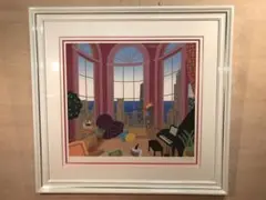 トーマス・マックナイト版画 (Thomas McKNIGHT)「レッドカウチ