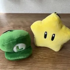 ボールチェーンマスコット ルイージの帽子/スーパースター