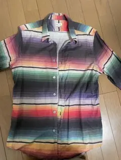 Paul Smith マルチカラーストライプシャツ M