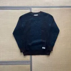 18FW WACKOMARIA ワコマリア モヘアニット レオパード 豹柄 S