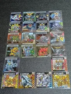 元祖SDガンダムスナックⅡ 22種22枚の出品（シークレット有り）