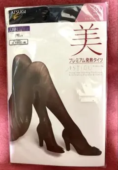 ASTIGU プレミアム発熱タイツJJM-Lブラックゆったりサイズ30デニール