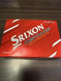 【新品、未開封】SRIXON DISTANCE ホワイト　ボール