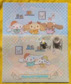 くら寿司 シナモロール ビッくらポン ファイル＆フィギュア＆マステ セット