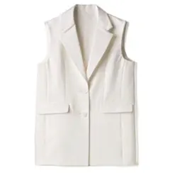 【新品未使用】GRL バックスリットジレ Mサイズ