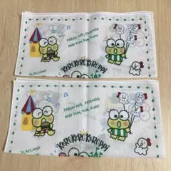 お値下げ　訳あり　けろけろけろっぴ ハンカチ 2枚セット　未使用品　1992年