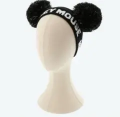 ディズニー　TDS TDR ミッキー ポンポン付き　ヘアバンド カチューシャ