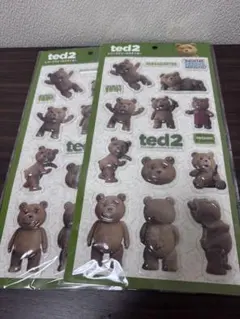 TED2 テッド2 3Dステッカー 2枚セット
