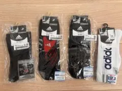 【新品・未使用】adidas ソックス 4足セット 23〜25cm