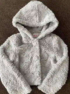 イングファースト　ショート丈ジャケット　モコモコジャケット　グレー