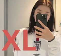 【レアサイズ】イングランド　ユニフォーム　XL ゲームシャツ　リバーシブル長袖