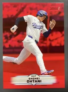 大谷翔平 ドジャース topps stadium club 赤パラレル MLB