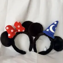 美品】ディズニー カチューシャ 3点セット - メルカリ