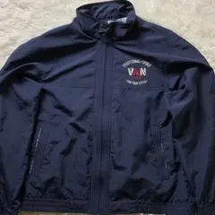 美品/希少✨VAN JACKET スウィングトップ　刺繍　ロゴ　ネイビー L 美品/希少✨VAN JACKET スウィングトップ 刺繍 ロゴ ネイビー L - メルカリ