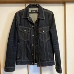 RUDE GALLERY ブラックデニムジャケット XL 2025年最新】RUDE GALLERY メンズ Gジャン・デニムジャケットの