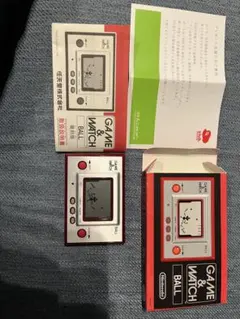 小*哲様 任天堂 GAME&WATCH BALL 復刻版 本体 箱・説明書付のサムネイル