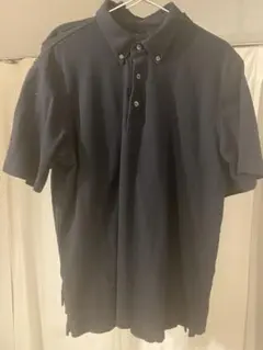 ボタンダウン ポロシャツ ネイビー XLのサムネイル