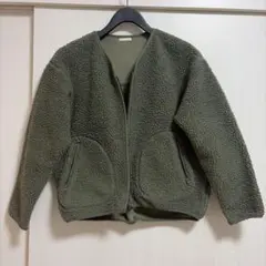 GU フリースジャケット オリーブグリーン