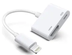 iPhone hdmi変換ケーブル ライトニング iphone TVテレビ