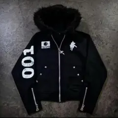 【大人気】archive opium y2k ファージップフーディ海外ストリート