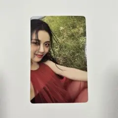 BLACKPINK JISOO「ME」トレカ -レッドver -