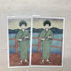 僕のヒーローアカデミア アニメイトフェア 特典 ポストカード 緑谷出久