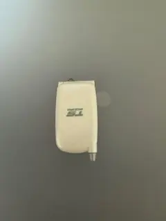 なつかしのガラケーマスコット シルバー ガチャガチャ カプセルトイ ガラケー　白