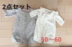 ツーウェイオール グレー・ピンク花柄