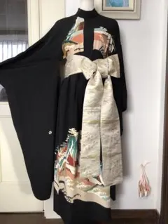 超高級振袖☆鈴乃屋お誂 藤の花☆長襦袢付き - メルカリ