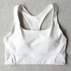 H&M MOVE エイチアンドエム ムーブ　ヨガウェア　スポーツブラ　M　白のサムネイル