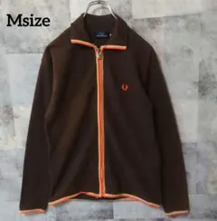u*7様 FRED PERRY Msize スウェット コットンブルゾン 刺繍ロ