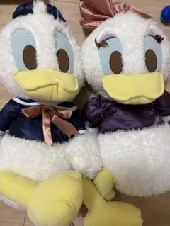 ドナルドダックとデイジーぬいぐるみ
