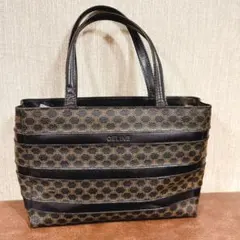 セリーヌ マカダム柄 ハンドバッグ ミニトート オールドセリーヌ CELINE