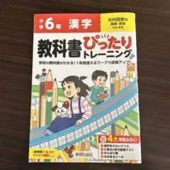 小学 教科書ぴったりトレーニング 漢字6年 光村図書 版(教科書完全対応、丸つ…