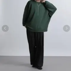 HARE ドルマンカットソーLS ダークグリーンのサムネイル