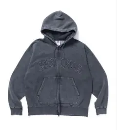 BEN DAVIS グレー ジップアップパーカーLサイズ